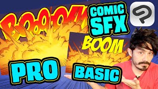 How to Make Webtoon Comic Sound Effects with Clip Studio Paint