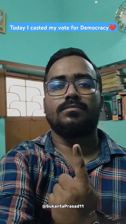 today-i-casted-my-vote-for-democracy-loksabha-election-2024-shorts