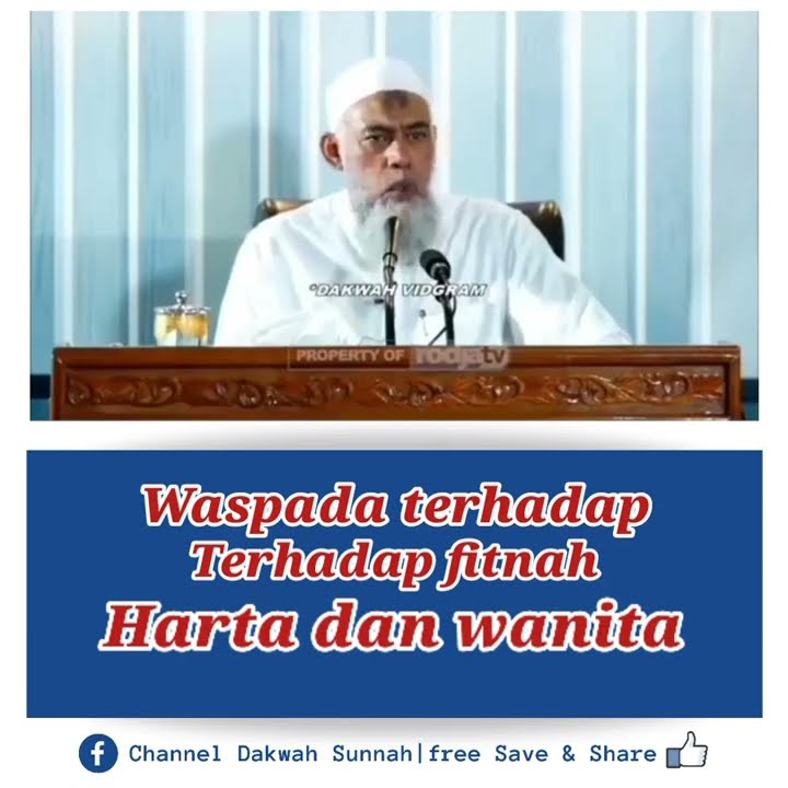 Waspada terhadap fitnah harta dan wanita.