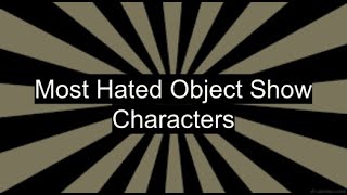 Most Unpopular Object Show Characters