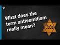 The Term Antisemitism
