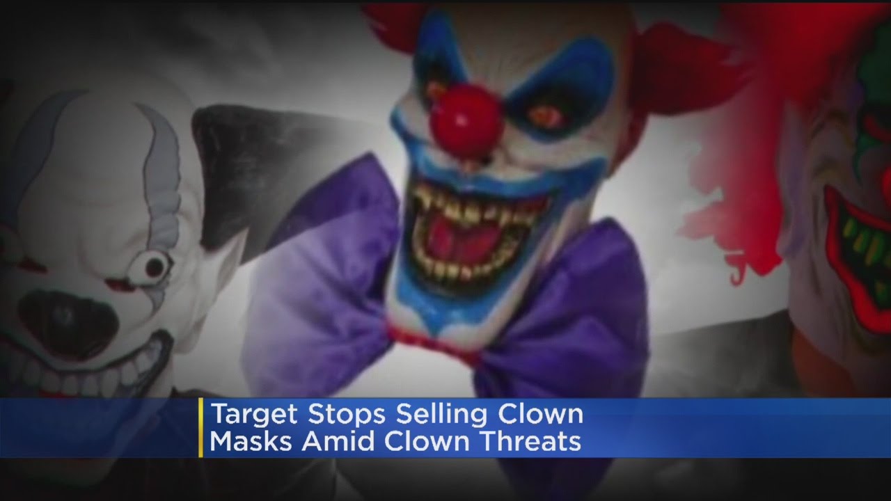 Target Clown Issue Target Stops Selling Clown Masks Amid Clown Threats - YouTube