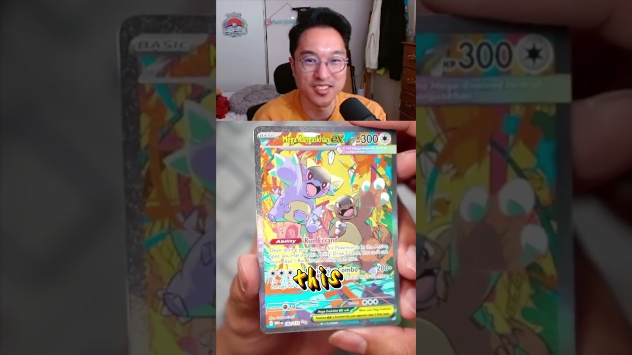 First Pack Magic?! Mega Kangaskhan EX SIR from Pre-Release!