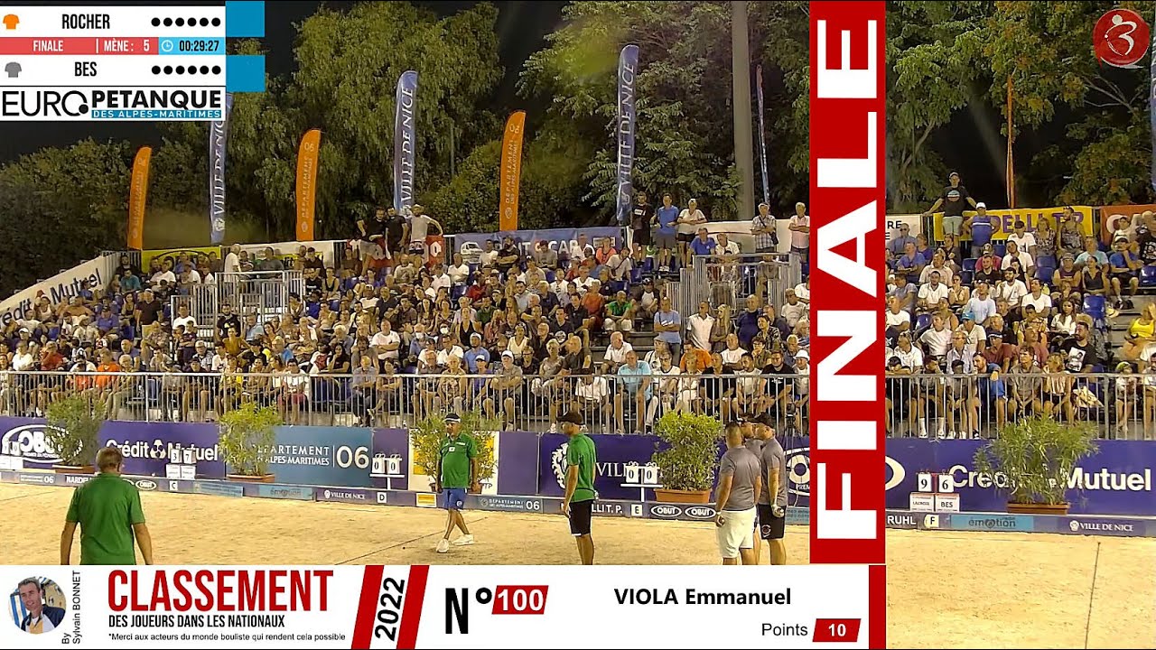 Miniature : 👍 Finale disputée ROCHER vs BES : Europétanque des Alpes-Maritimes 2022