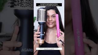 Agaro Instastraight Nano straightener Vs Professional Volumizer Blow dry brush ‍♀