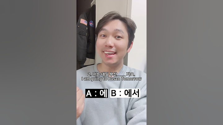 Korean Quiz 에 vs 에서 🇰🇷🤣 #koreanlanguage