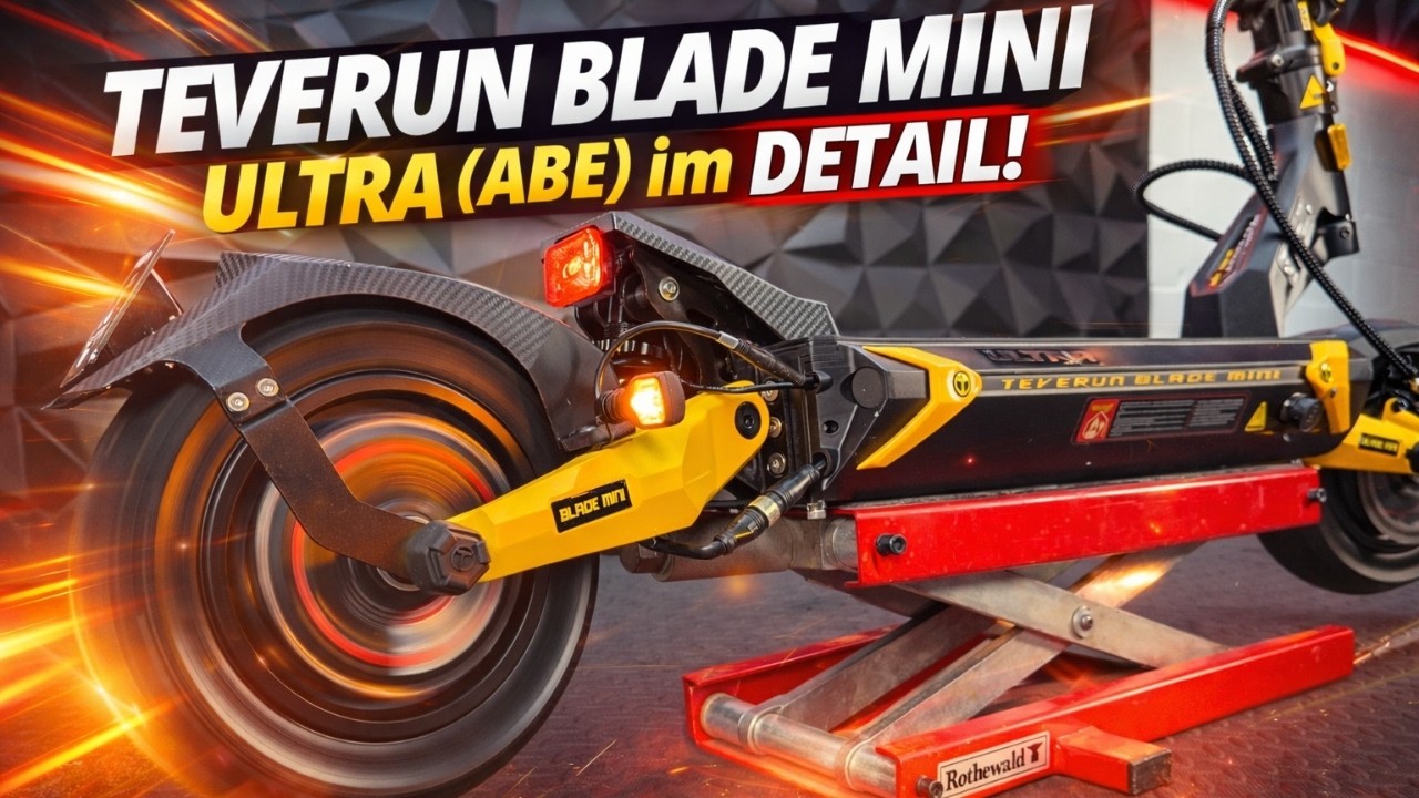 TEVERUN Blade Mini ULTRA (ABE) im Detail! 🔥 Lohnt sich das Upgrade? #escooter #teverun