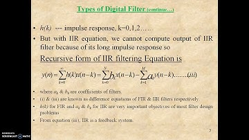 Basics of Digital Filter Design  Part 1