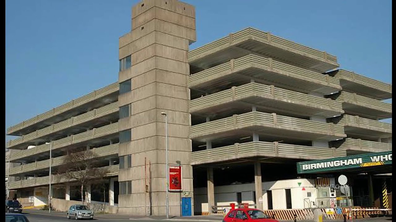 Brutal concrete car parks in Birmingham - searching for rocking horse s**t lifts