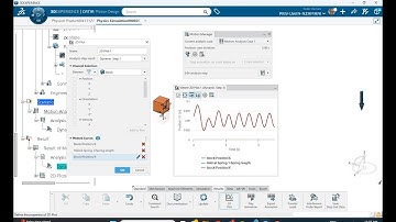 Video 8 Motion Design Dynamic Initial Conditions Mass Spring Damper System 3DEXPERIENCE R2025 ZAMANI