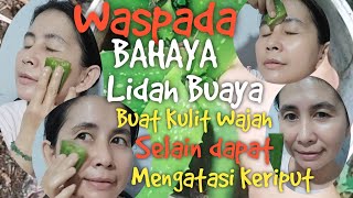 Bahaya menggunakan Masker lidah buaya buat kulit wajah