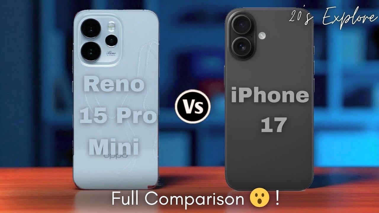 OPPO Reno 15 Pro Mini vs iPhone 17 – Compact Flagship Clash!