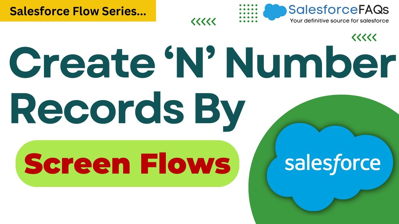 How to Create Multiple Related Records with Screen Flow in Salesforce | Salesforce Flow Tutorial