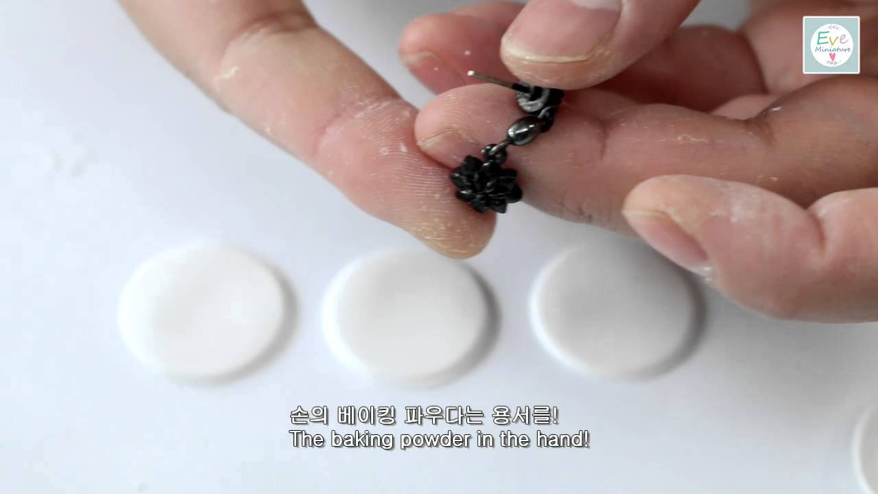 미니어쳐 그릇 만들기 (Up) Miniature plates tutorials