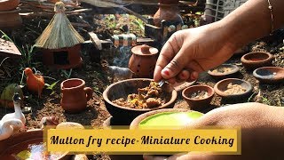 Mutton Chukka Recipe | Mutton Fry Recipe | Tiny Foods EP#12 | Miniature Cooking