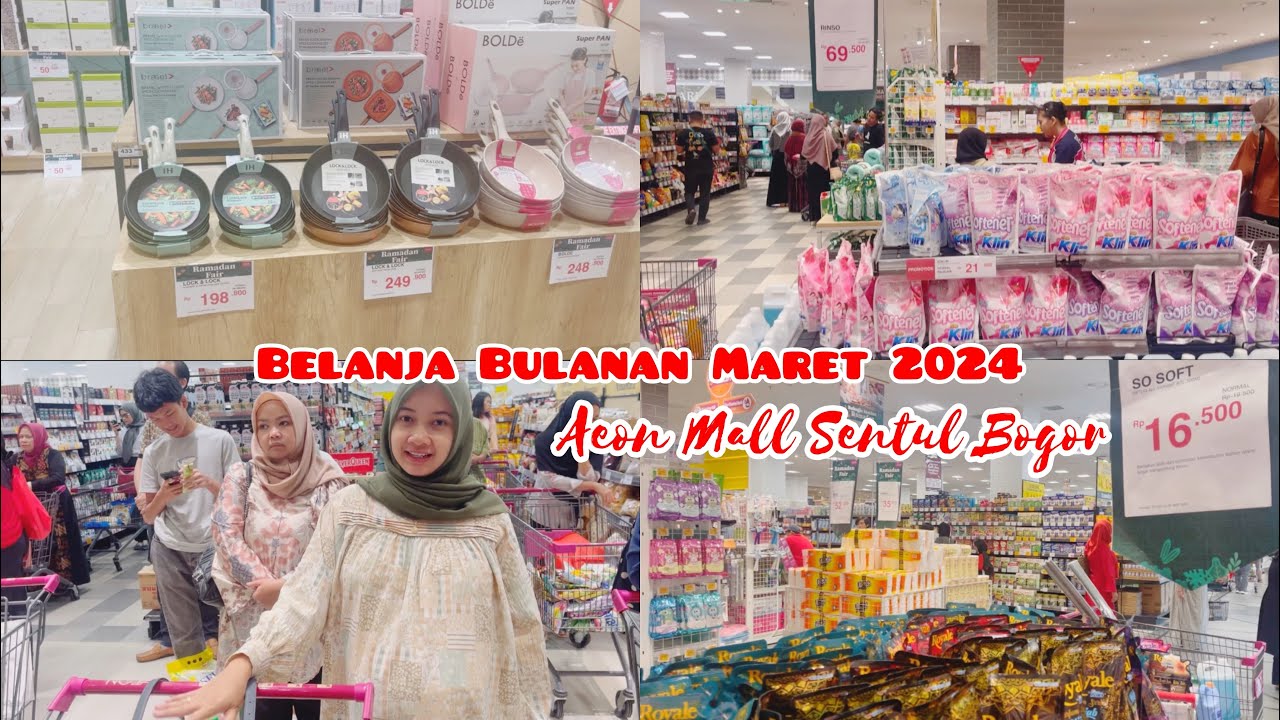 Belanja Bulanan Maret 2024 || Aeon Mall Sentul Bogor