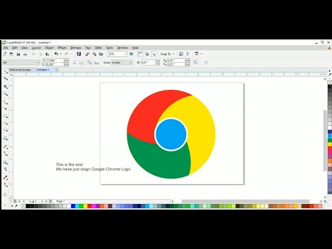 How To Create Google Chrome Logo