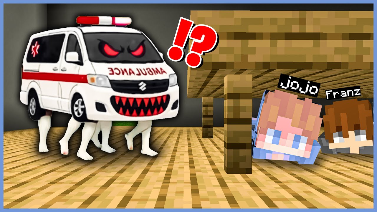 JOJO & FRANZ SEMBUNYI DARI ANOMALI AMBULANCE PALING MENGERIKAN di MINECRAFT