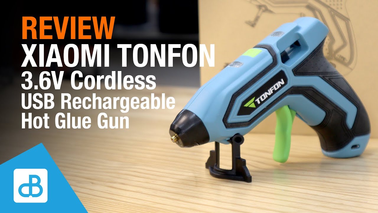 XIAOMI Tonfon 3.6V Cordless USB Hot Glue Gun REVIEW - by SoundBlab