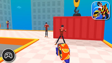 Tape Thrower: Stickers Gun - Gameplay Walkthrough Part 12 - Basic Game To Play (iOS, Android)