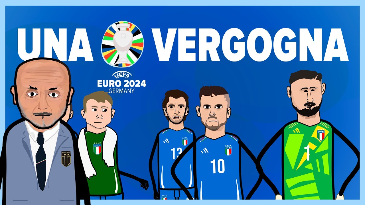UEFA EURO 2024 - IL CAMMINO FALLIMENTARE DELL'ITALIA - PARODIA