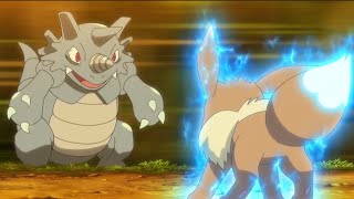 Koharu's Eevee Used Bubble Beam Without evolving into Vaporeon