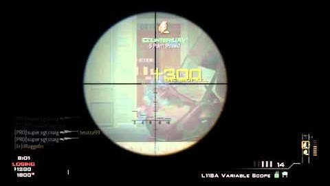 MW3 3 Triple Kill One Bullet