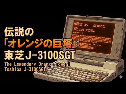 伝説の「オレンジの巨塔」：東芝J-3100SGT - YouTube