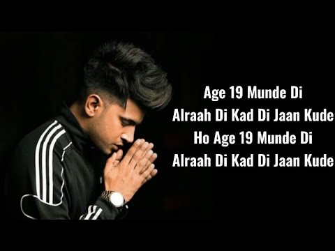 Age 19 : Jass Manak Ft. Divine | Deep Jandu | Punjabi Song | Lyrics Video