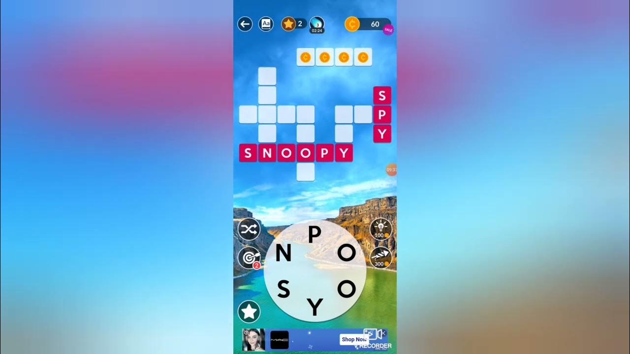 Wordscape Level 93-96๐ - YouTube