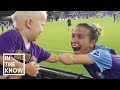 Boy with one arm has adorable reaction meeting soccer hero who’s missing the same limb as him