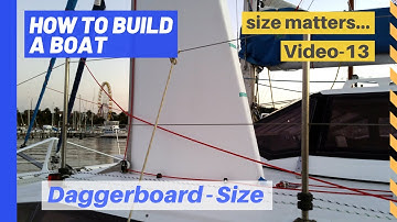 How to build a boat Ep #13 - Catamaran you can live on - Daggerboards