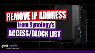 How To Unblock IP Address From Synology Block List screenshot 5