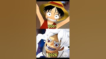 Evolution of Luffy in Playstation (2001-2026) PS1-PS5