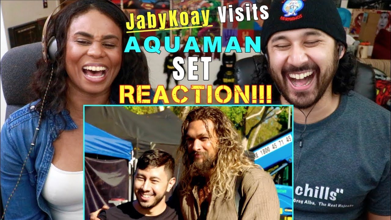 Brother Jabykoay On The Aquaman Set Jason Momoa Reaction Youtube