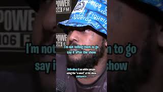 ScHoolboy Q on White People Saying the N Word