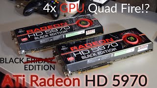 ATi Radeon HD 5970 tested in 2021 - The $ 1,400 USD Quad Crossfire that no one should try!