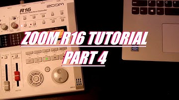Zoom R16 Tutorial 4 Transfer/Assign Tracks, File Share, Swap, Insert Effects