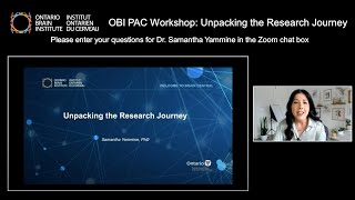 Discover Starts With You: Unpacking the Research Journey with Dr. Samantha Yammine
