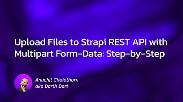 Dart แบบ Dart Dart EP88 : Upload file with multipart form-data to Strapi REST API