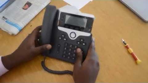 Martin Mwila How to open Cisco IP phone 7821