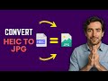 Convert HEIC to JPG (FAST and Free!)