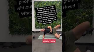 Low back? Looking to switch up core routine? Give this side plank variation a go & lmk what you