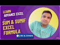 SUM &amp; SUM IF EXCEL FORMULA