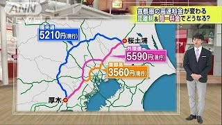 迂回しても同じ？・・・首都圏の高速道路料金が変わる(16/03/02)