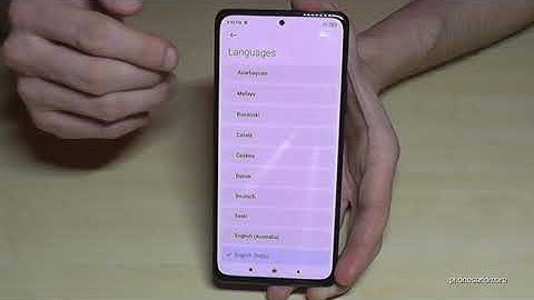 Poco F3: How to change the language? also for Poco F3 GT
