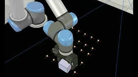 Robotic Cube Grasping Task in V-REP