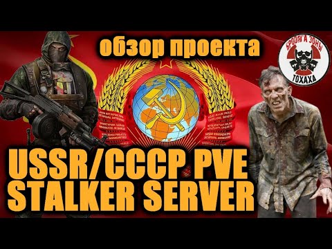 Видео: DayZ - USSR/СССР PVE STALKER SERVER  Обзор проекта !!