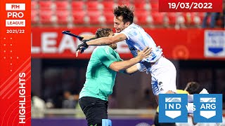 FIH Hockey Pro League Season 3: India vs Argentina (Men), Highlights - Game 1