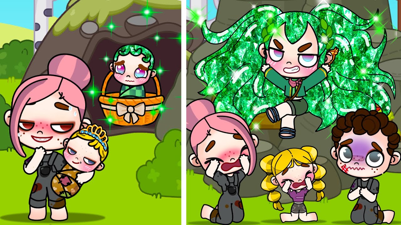 Meu Cabelo de Diamante Me Torna Famoso | História Triste de Avatar World | Pazu Games